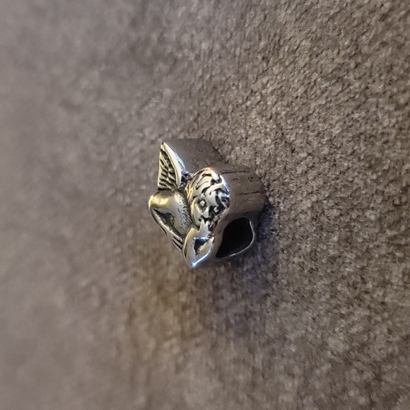 Jcm Stainless Steel Cupid Cherub Slider Charm - Picture 4 of 4